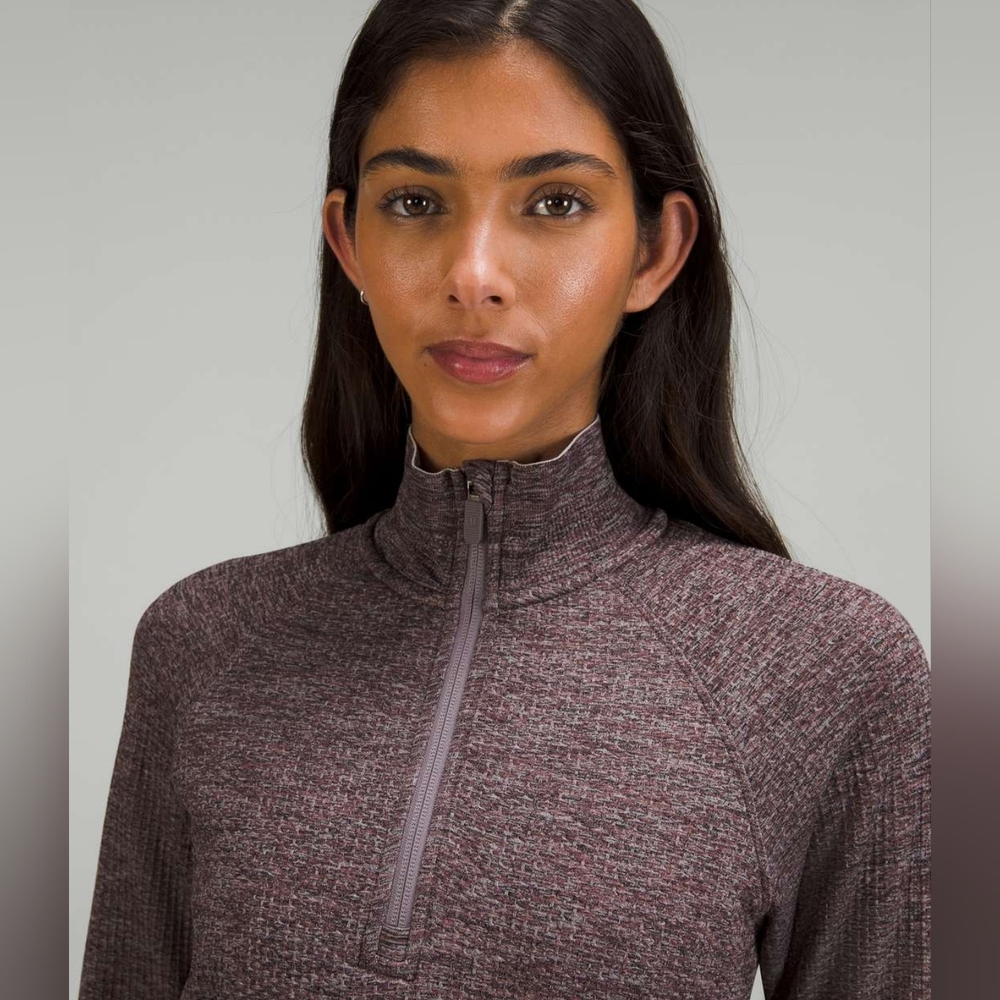 Lululemon Engineered Warmth Half-Zip Chrome / Lunar Rock / Black - Picture 4 of 15